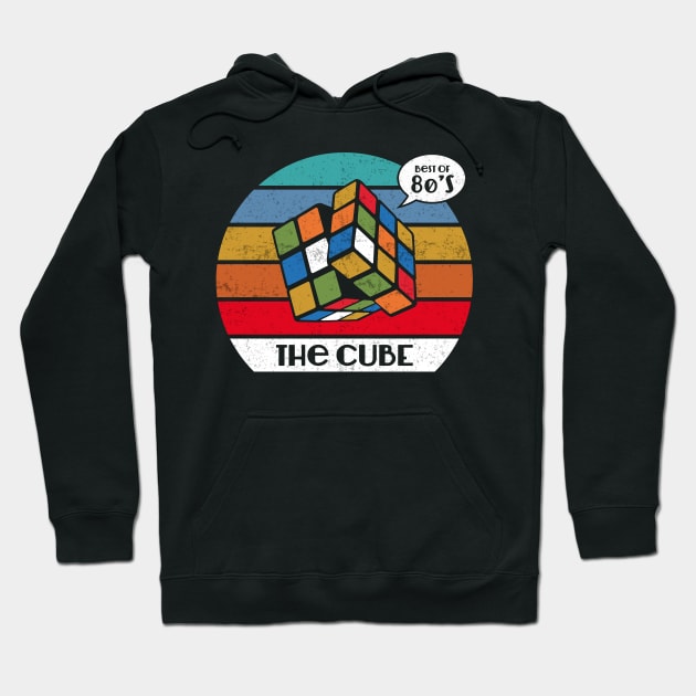 Best of 80s Rubik's Cube Hoodie by TEEWEB